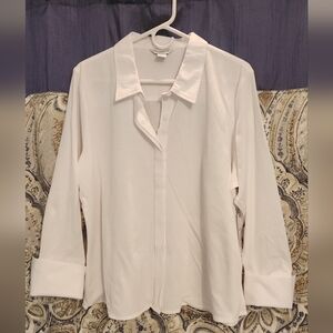 Elegant White Women's Blouse